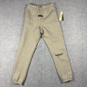 Fear of God Essentials Sweatpants Dark Oatmeal XS NWT Joggers Logo